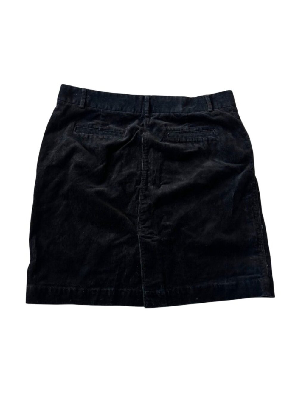 J. Crew Stretch Corduroy Skirt, Size 12P, Black - Picture 6 of 8